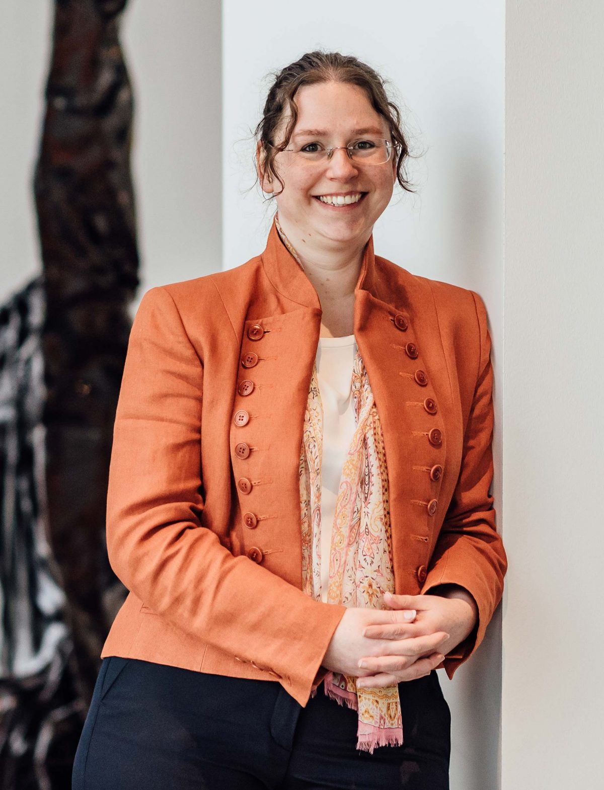 Saskia Giesbers in de Kunsthal
